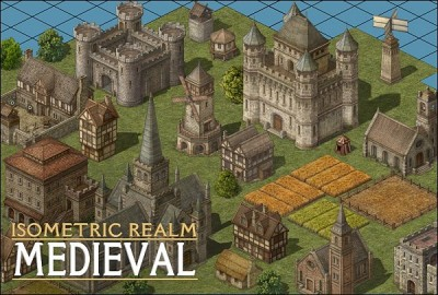 Isometric Realm - 2D Medieval Buildings main cover image