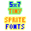 36 5x7 Tiny Sprite Font + Kerning asset store icon