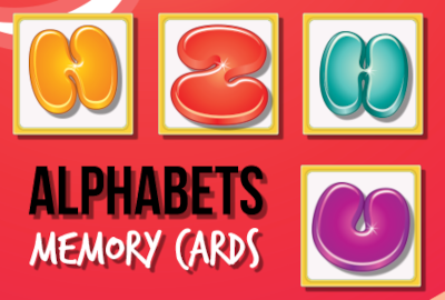 Alphabet Memory Cards Kids Game main cover image