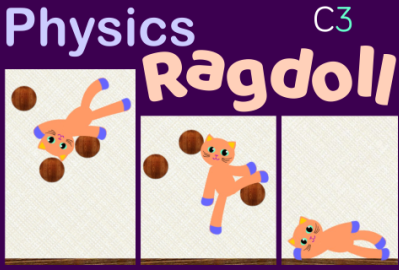 Physics Ragdoll for Construct 3 main cover image